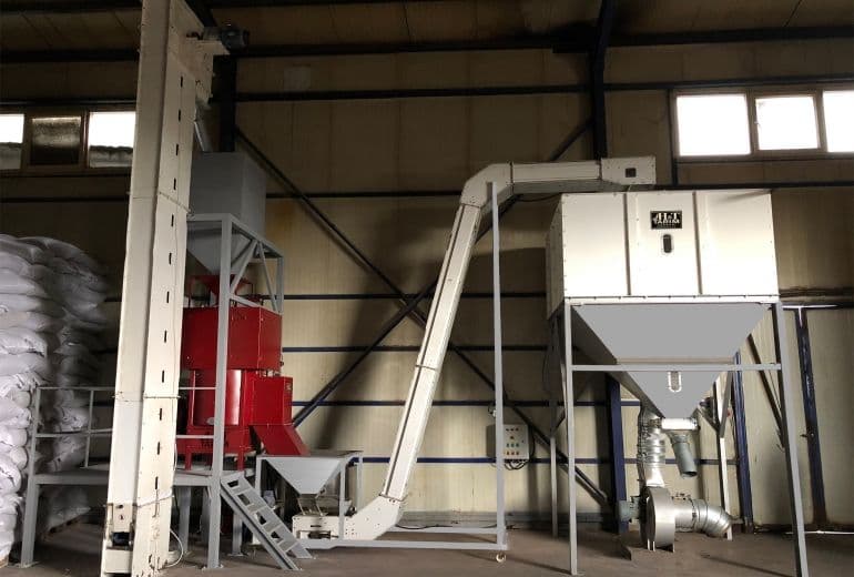 Coating, pelleting and treating machine for Ela Kuruyemiş