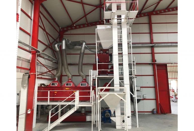 Coating, pelleting and treating machine for MTN Tohum