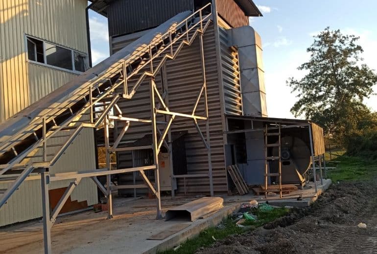 Steel seed-maize drying building in Azerbaijan — photo 2