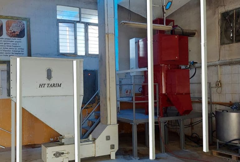 Coating, pelleting and treating machine for Ateşler Gıda