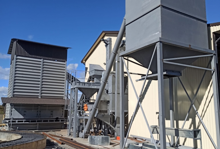 Azerbaycan firması için yapılan Mısır Kurutma Yapımı Tamamlandı