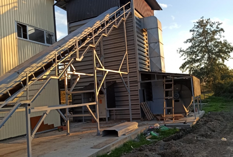 Azerbaycan firması için yapılan Mısır Kurutma Yapımı Tamamlandı