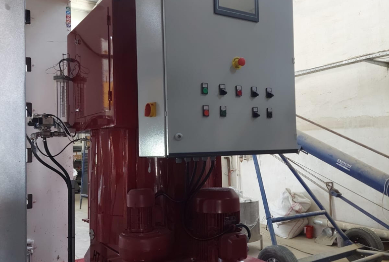 Ayer Tohumculuk Kaplama-Peletleme ve İlaçlama Makinesi Kurulumu Tamamlandı